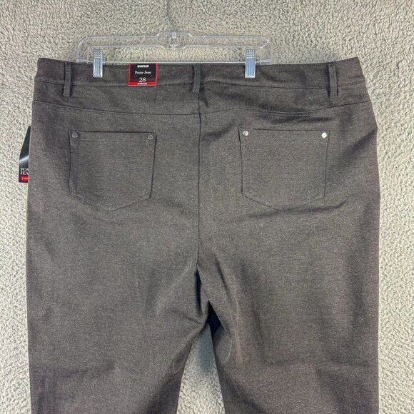 New Avenue Ponte Jeans Womens 28 Average Gray High Rise Stretch Office NWT $60 - Picture 7 of 16